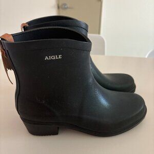 Miss Juliette Bottillon Aigle Rubber Rain Boots